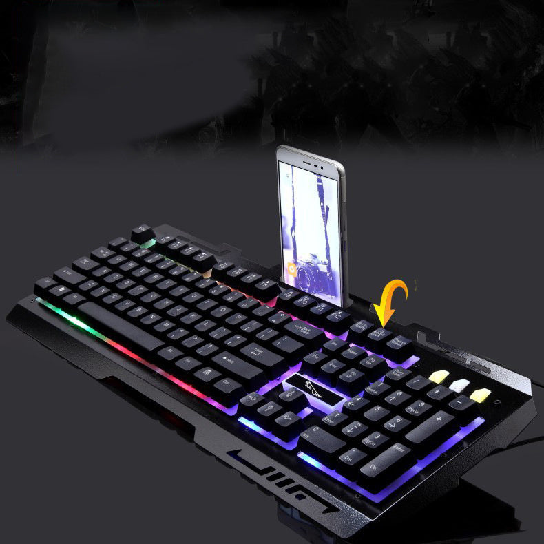 Wired keyboard and mouse